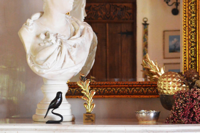 Bronze Bird Sculpture