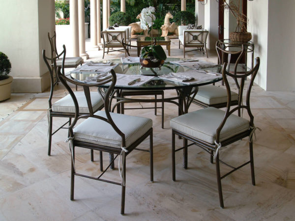 Bronze Dining Table & Chairs