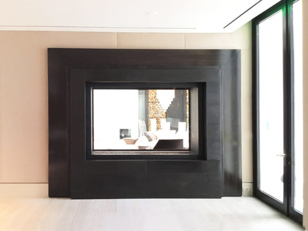 Fireplace Mantel – Metal Cladding