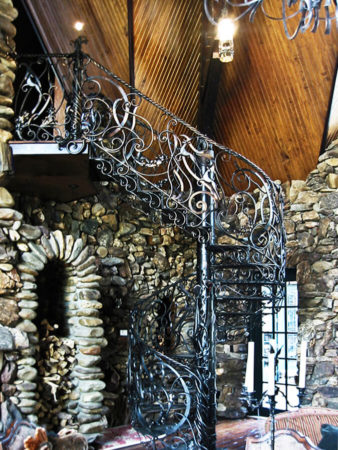 Metal interior Spiral Stair