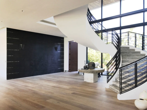 Textured Wall Cladding & Stair Railing