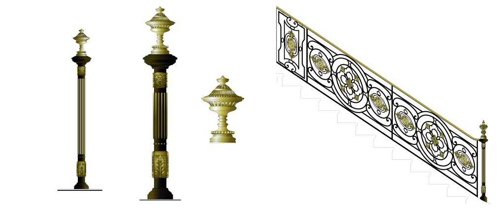 STAIR RAILINGS SHOPDRAWINGS