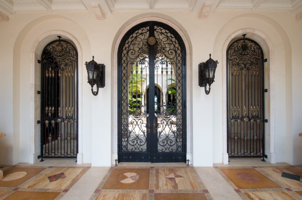 ITALIAN RENAISSANCE AND BAROQUE INSPIRED METAL DOOR AND SCREENS